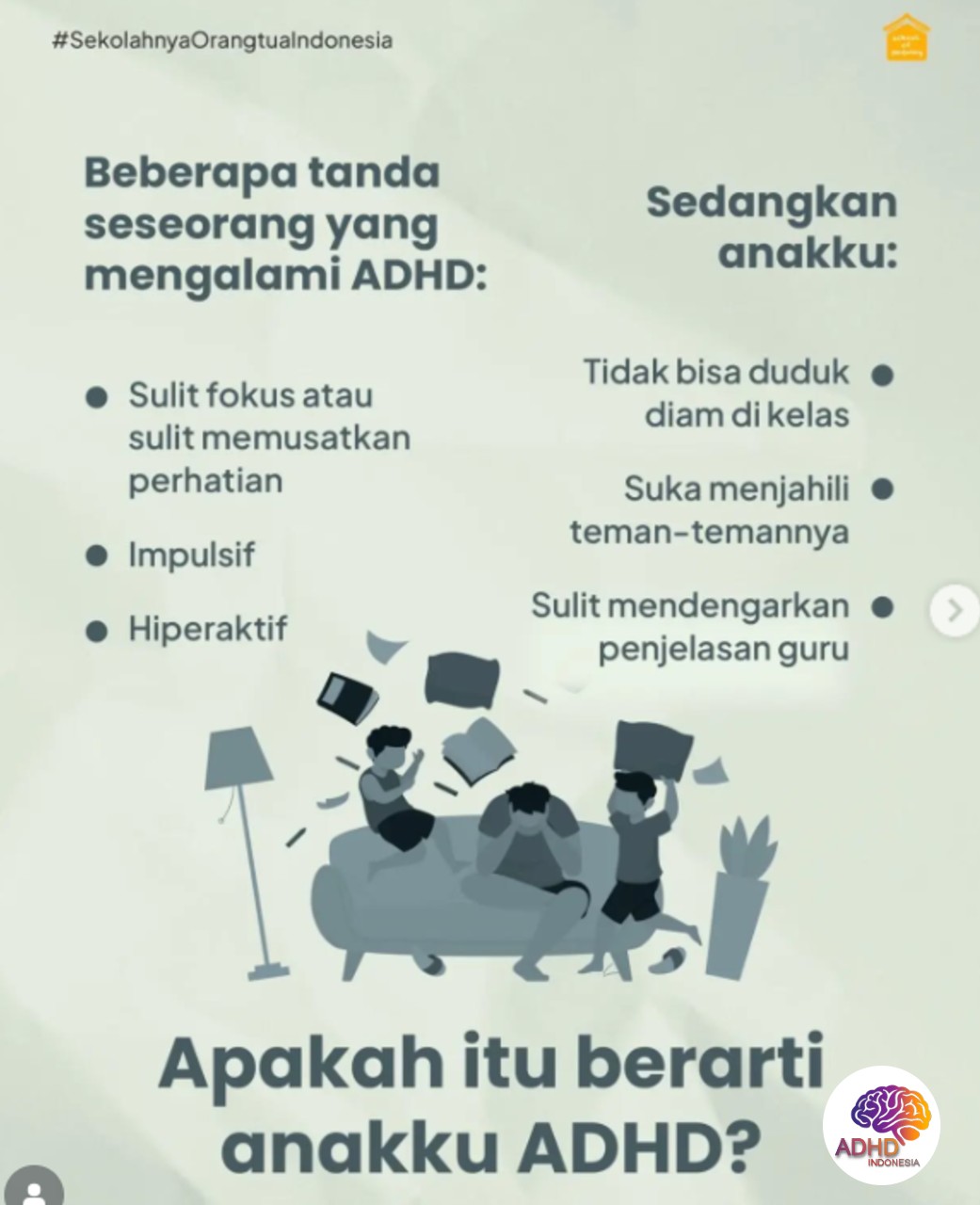 Ciri dan Gejala ADHD pada Anak Usia Dini di Kota Tidore Kepulauan